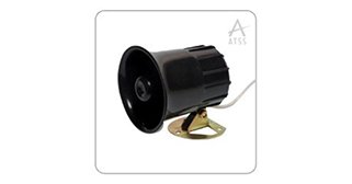 Alert hooter installed in an industrial setting